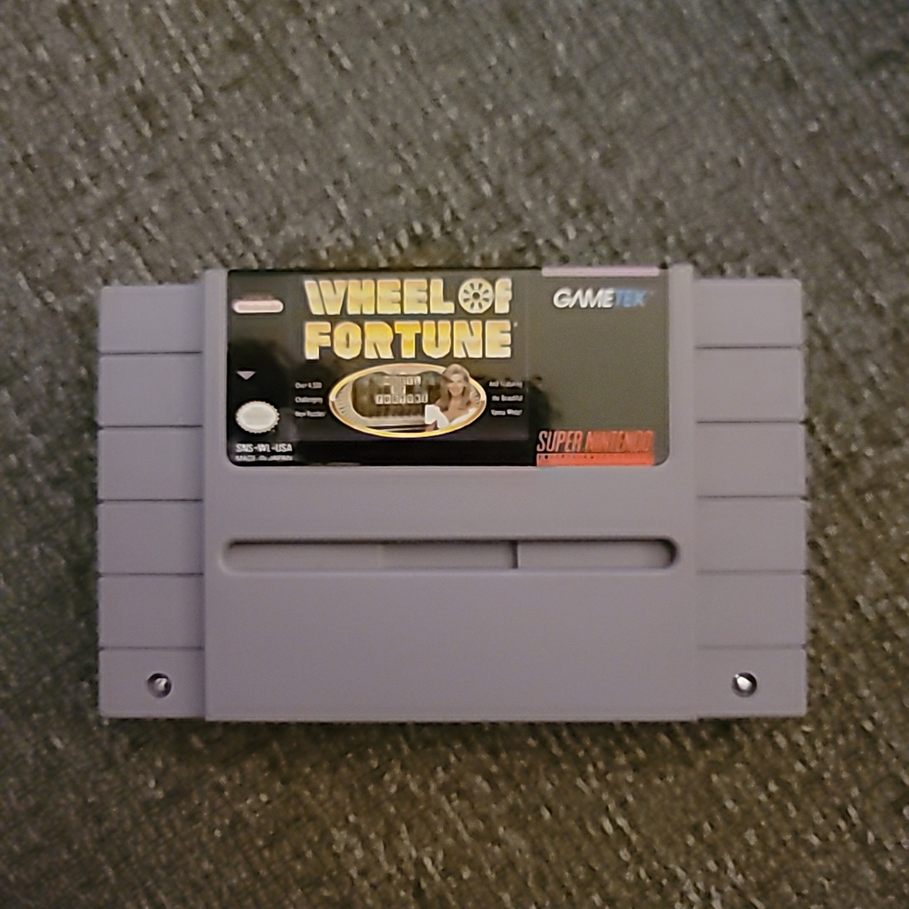 Wheel of Fortune Super Nintendo Game - Gray